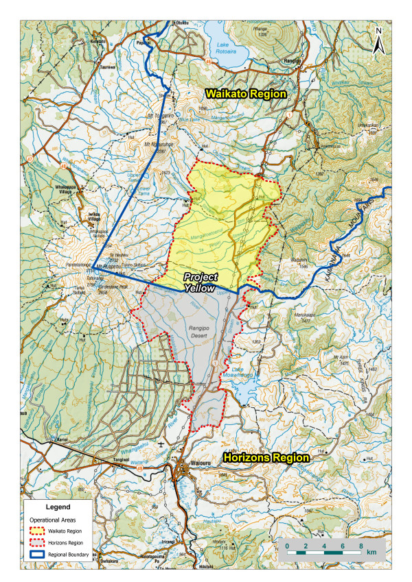 Image - Map showing Project Yellow Site-led Area