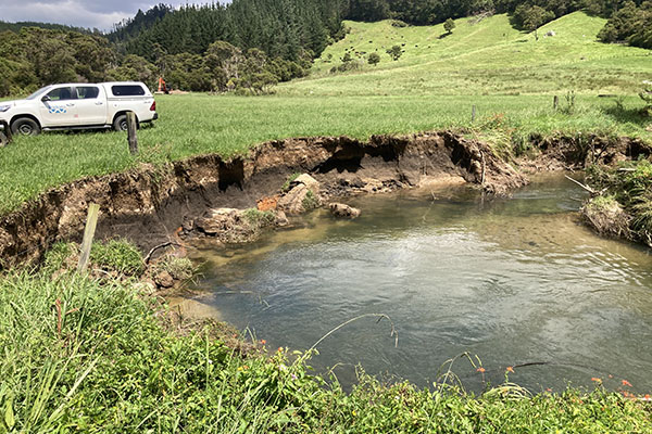 Image of channel realignment - Boom Stream before