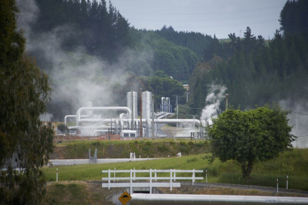 photo of Mokai geothermal power