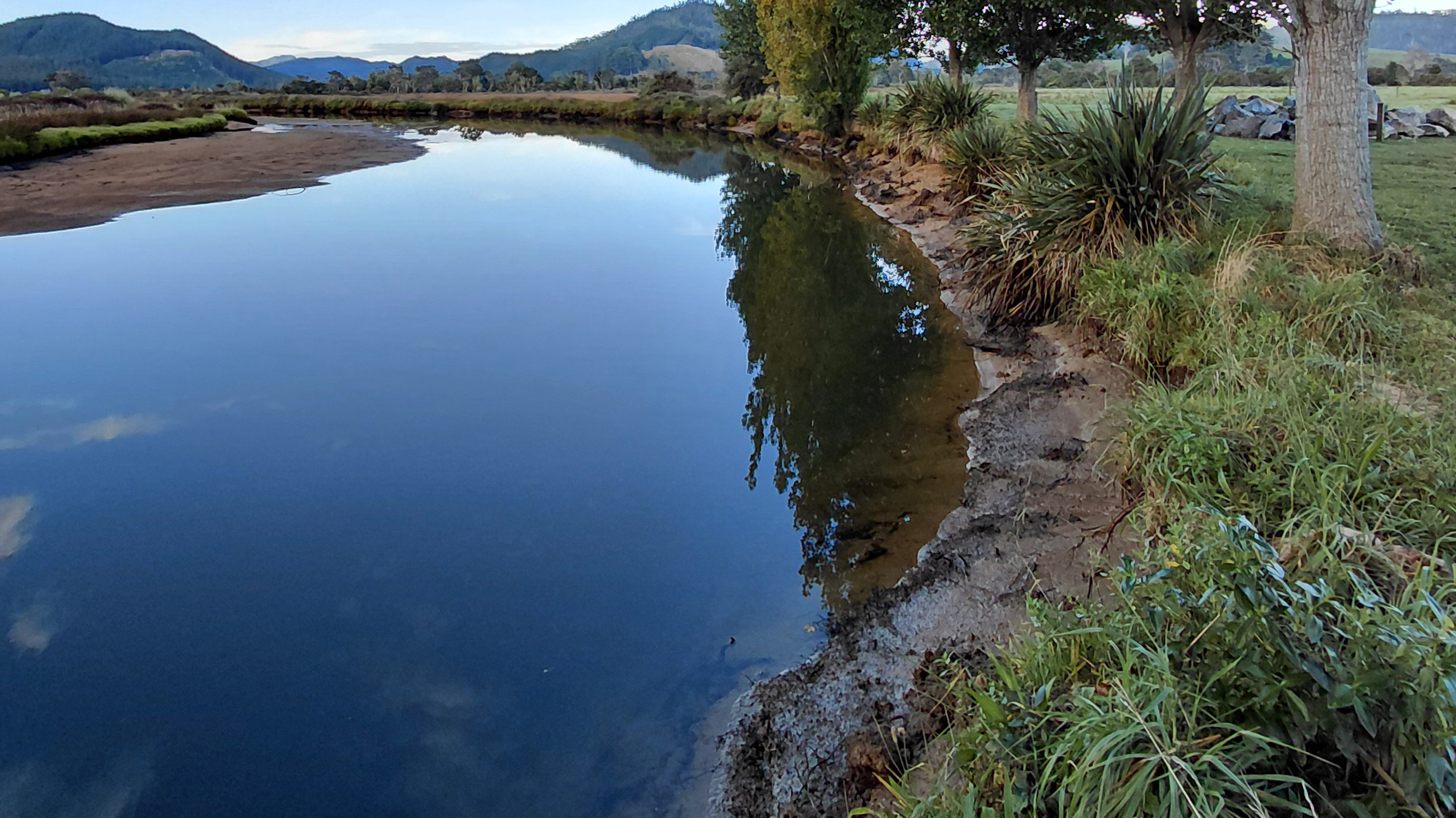 Wharekawa River prior to remediation works