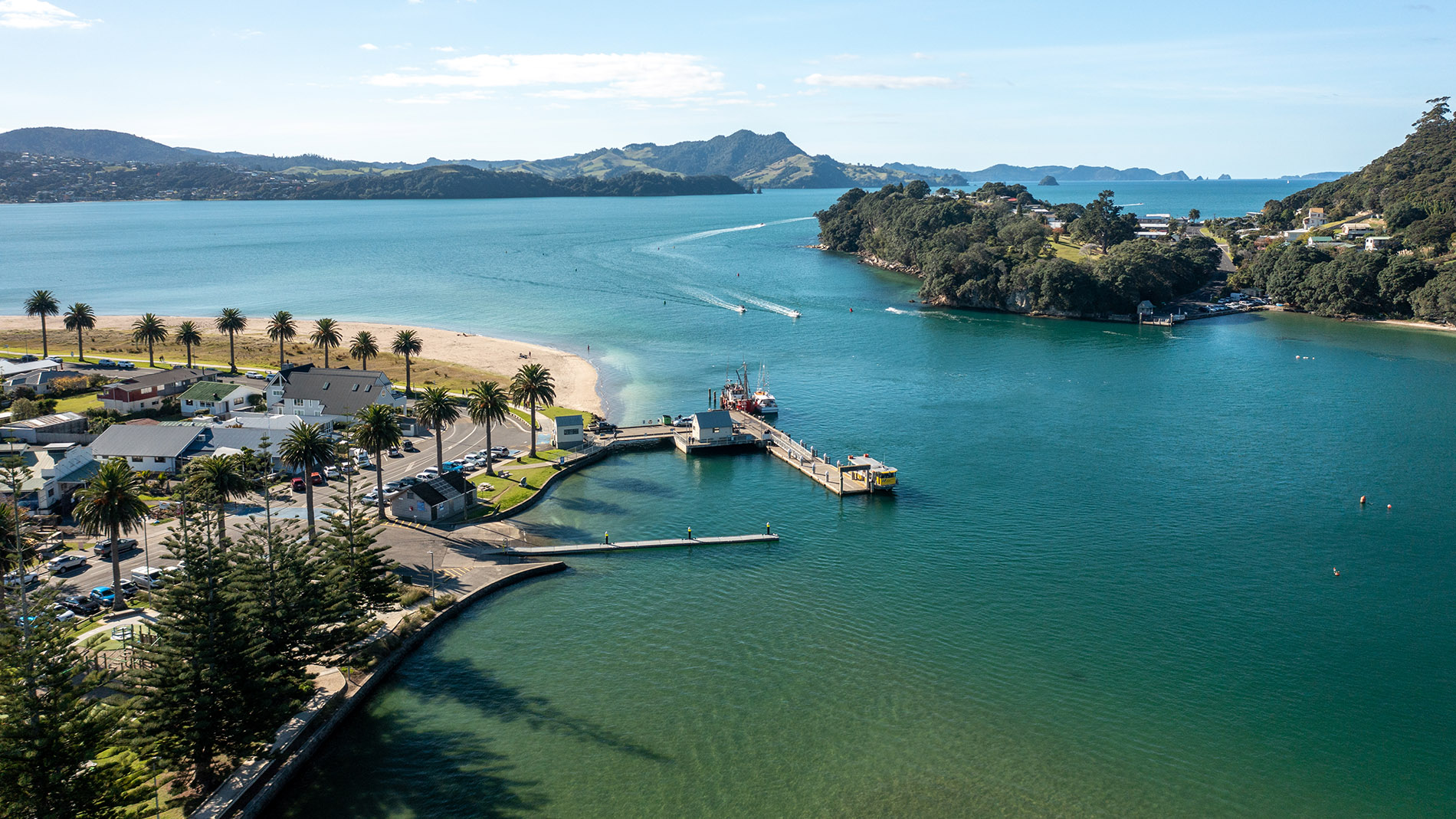 Image of Whitianga marina and harbour