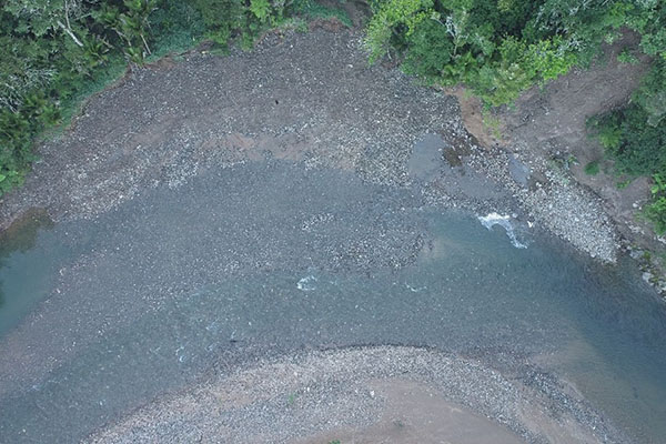 Image of channel realignment - Waiwawa River after